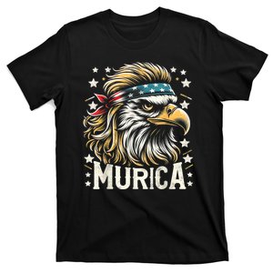 4th Of July Bald Eagle Mullet Murica Usa Usa Merica T-Shirt