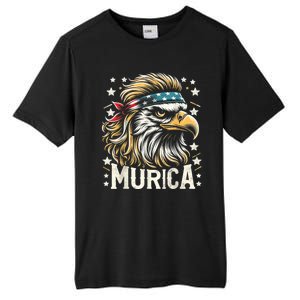 4th Of July Bald Eagle Mullet Murica Usa Usa Merica Tall Fusion ChromaSoft Performance T-Shirt