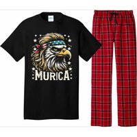 4th Of July Bald Eagle Mullet Murica Usa Usa Merica Pajama Set