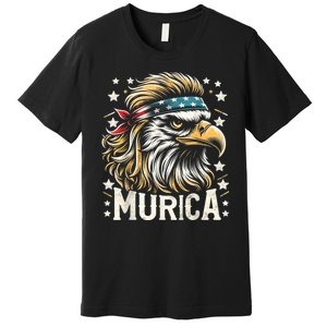 4th Of July Bald Eagle Mullet Murica Usa Usa Merica Premium T-Shirt