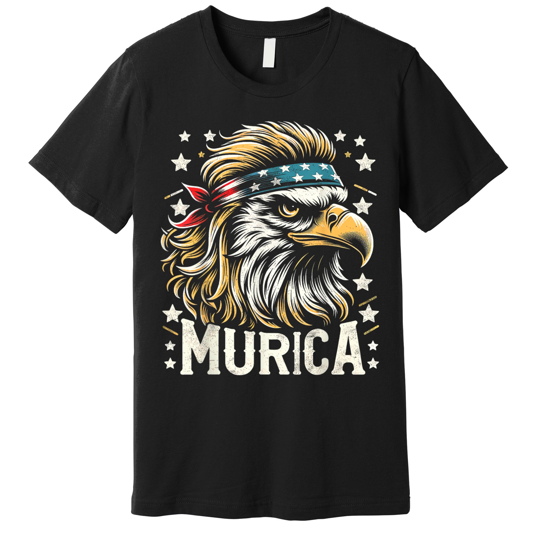 4th Of July Bald Eagle Mullet Murica Usa Usa Merica Premium T-Shirt