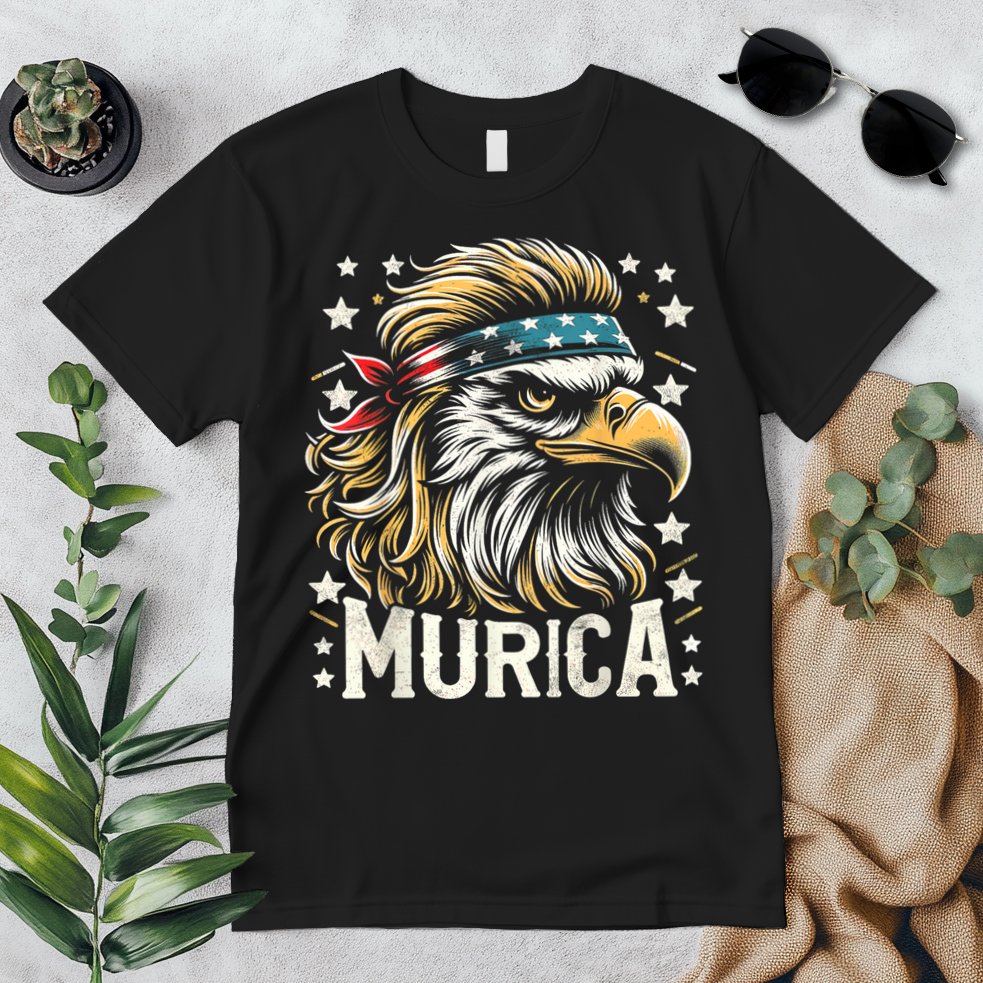 4th Of July Bald Eagle Mullet Murica Usa Usa Merica Premium T-Shirt
