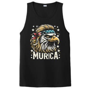 4th Of July Bald Eagle Mullet Murica Usa Usa Merica PosiCharge Competitor Tank