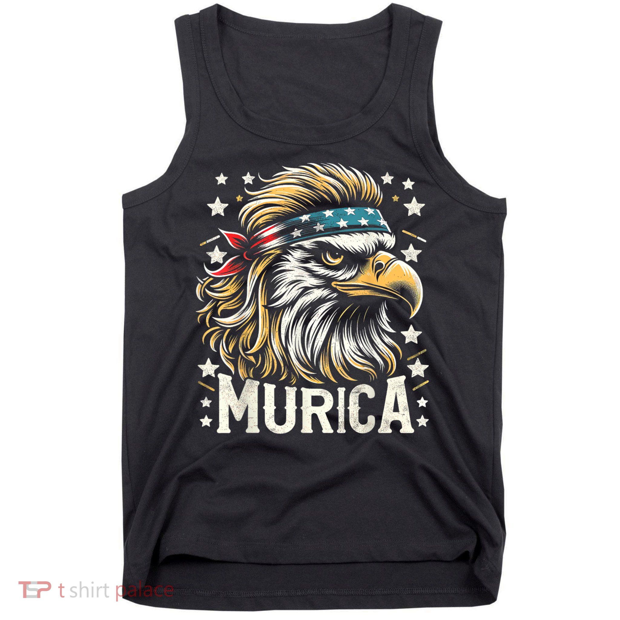 4th Of July Bald Eagle Mullet Murica Usa Usa Merica Tank Top