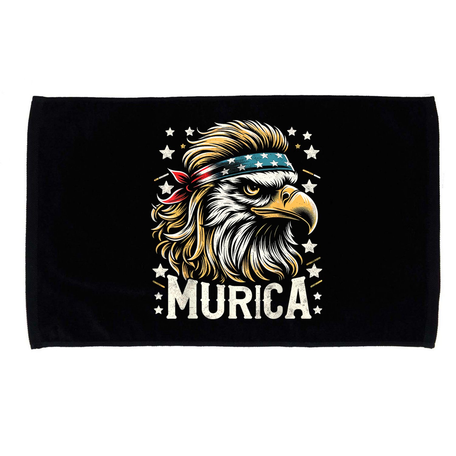 4th Of July Bald Eagle Mullet Murica Usa Usa Merica Microfiber Hand Towel