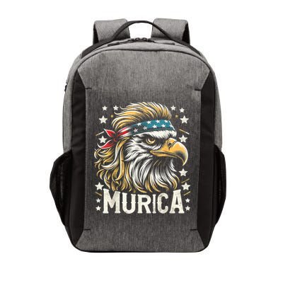4th Of July Bald Eagle Mullet Murica Usa Usa Merica Vector Backpack