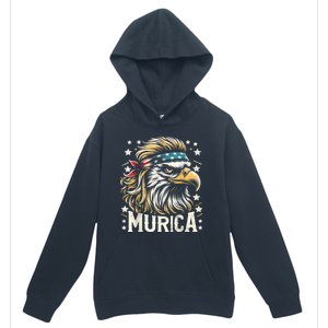 4th Of July Bald Eagle Mullet Murica Usa Usa Merica Urban Pullover Hoodie