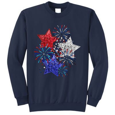 4th Of July Fireworks Stars Funny Cute 4th Of July Sweatshirt