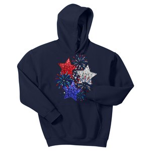 4th Of July Fireworks Stars Funny Cute 4th Of July Kids Hoodie