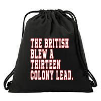 4th Of July Patriotic Betsy Ross Battle Flag 13 Colonies Drawstring Bag