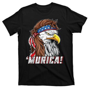 4th Of July Bald Eagle Mullet Murica Usa Usa Merica T-Shirt