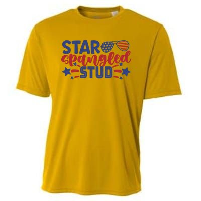 4th Of July Star Spangled Stud Matching 4th Of July Ideas Funny Gift Cooling Performance Crew T-Shirt