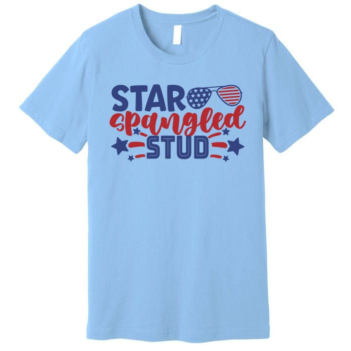 4th Of July Star Spangled Stud Matching 4th Of July Ideas Funny Gift Premium T-Shirt