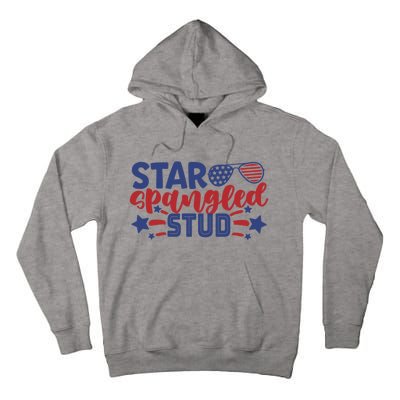 4th Of July Star Spangled Stud Matching 4th Of July Ideas Funny Gift Tall Hoodie