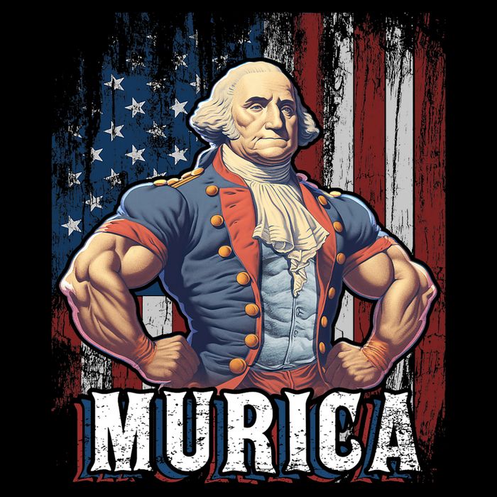 4th Of July Patriotic Funny George Washington July 4th Cooling Performance Crew T-Shirt
