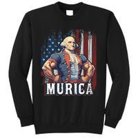 4th Of July Patriotic Funny George Washington July 4th Sweatshirt