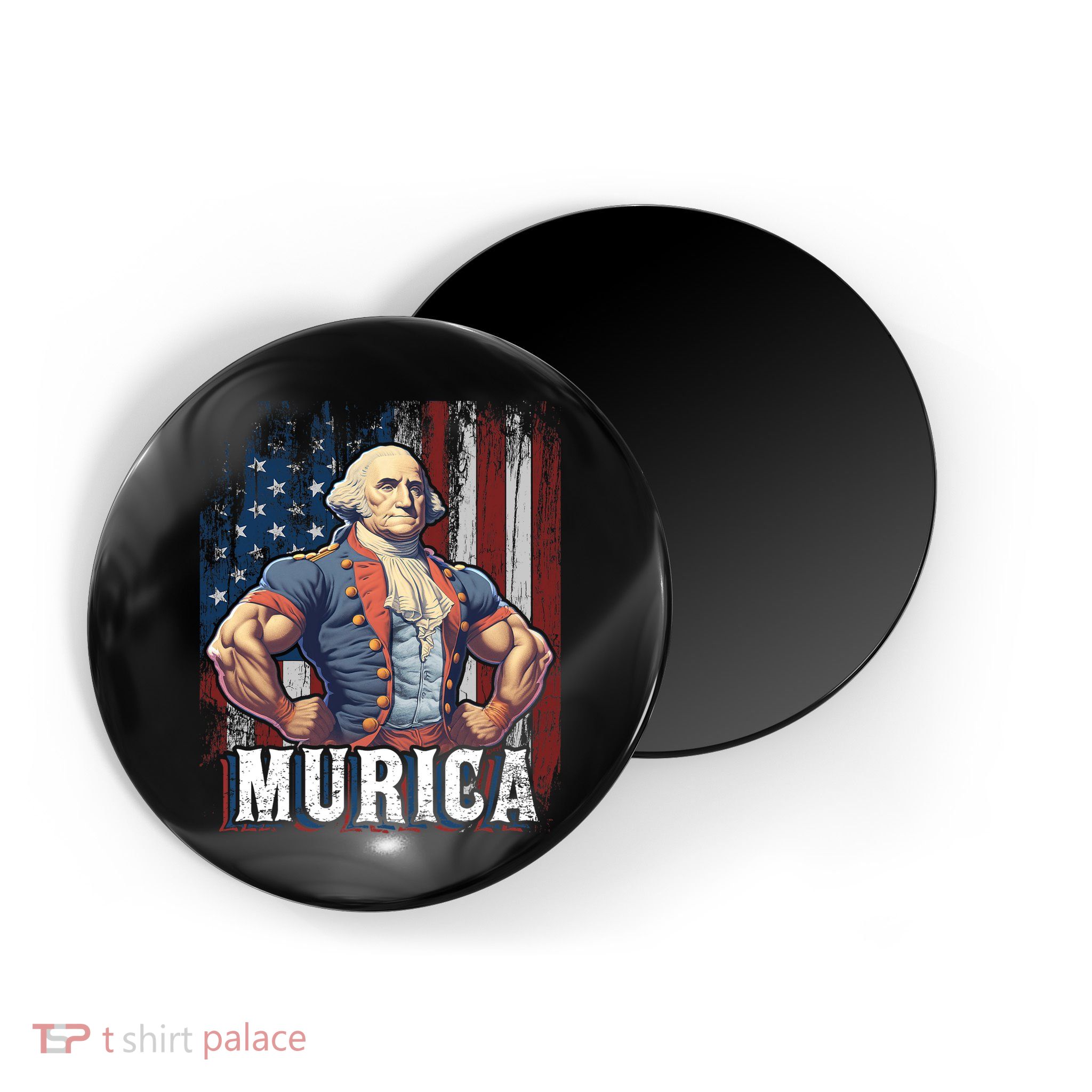 4th Of July Patriotic Funny George Washington July 4th Magnet