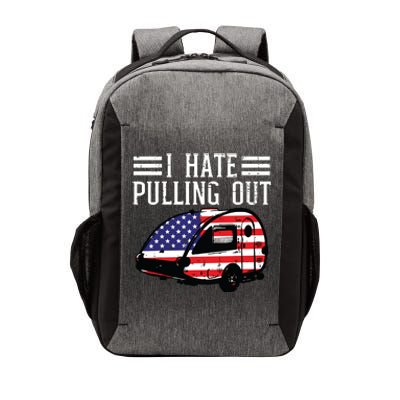 4th Of July Camping Hate Pulling Out America Women Vector Backpack