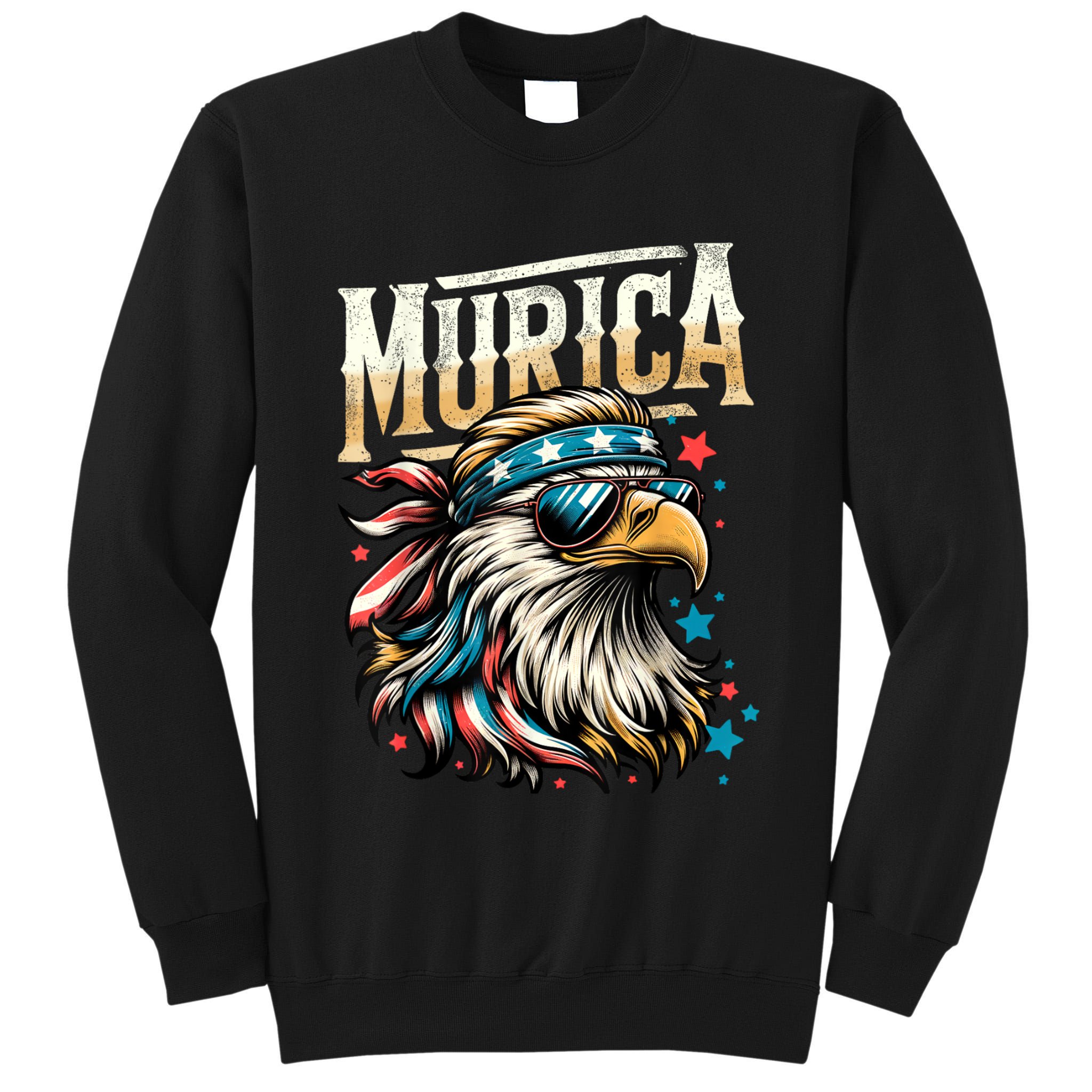 4th Of July Bald Eagle Mullet Murica Usa Usa Merica Tall Sweatshirt