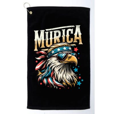 4th Of July Bald Eagle Mullet Murica Usa Usa Merica Golf Towel