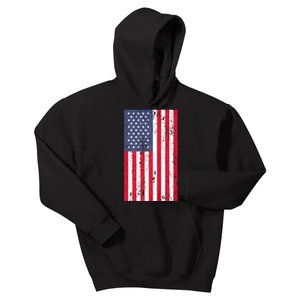 4th Of July Patriotic United States Flag Independence Kids Hoodie