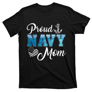 4th Of July Proud Na Vy Mom Sailor Mom T-Shirt