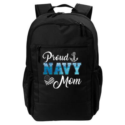 4th Of July Proud Na Vy Mom Sailor Mom Daily Commute Backpack