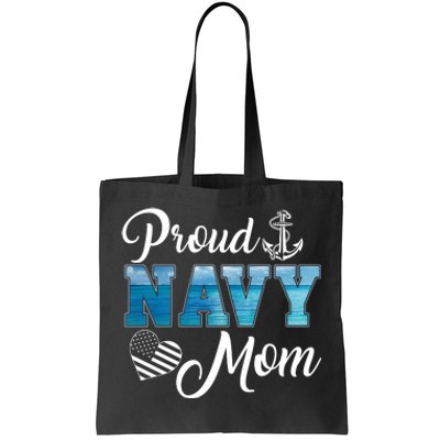 4th Of July Proud Na Vy Mom Sailor Mom Tote Bag