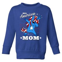 4th Of July Family Matching Outfit Unicorn Allamerican Mom Funny Gift Toddler Sweatshirt