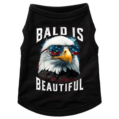 4th Of July Independence Day Bald Eagle Bald Is Beautiful Doggie Tank