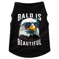 4th Of July Independence Day Bald Eagle Bald Is Beautiful Doggie Tank