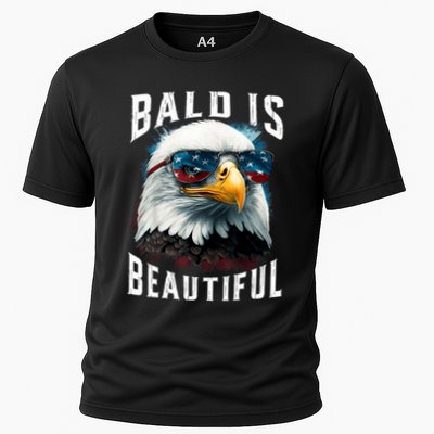 4th Of July Independence Day Bald Eagle Bald Is Beautiful Performance Shirt