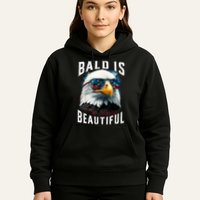 4th Of July Independence Day Bald Eagle Bald Is Beautiful Hoodie