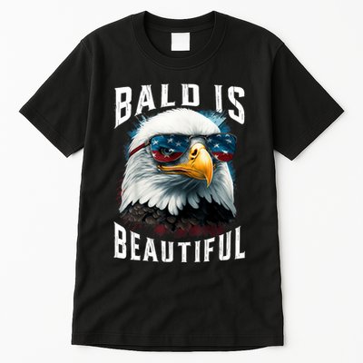 4th Of July Independence Day Bald Eagle Bald Is Beautiful Tall T-Shirt