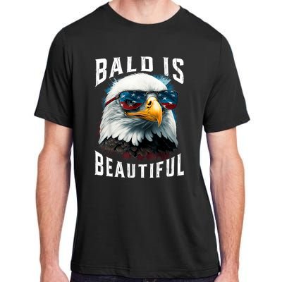 4th Of July Independence Day Bald Eagle Bald Is Beautiful Adult ChromaSoft Performance T-Shirt