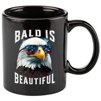 4th Of July Independence Day Bald Eagle Bald Is Beautiful 11oz C Handle Ceramic Mug
