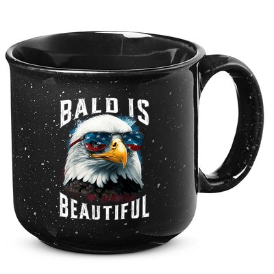 4th Of July Independence Day Bald Eagle Bald Is Beautiful 15oz Campfire Ceramic Mug
