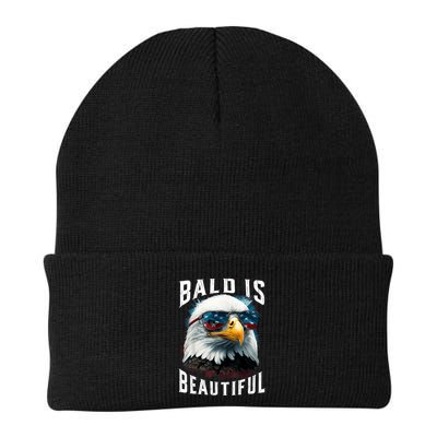 4th Of July Independence Day Bald Eagle Bald Is Beautiful Beanie