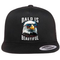4th Of July Independence Day Bald Eagle Bald Is Beautiful Flatbill Hat