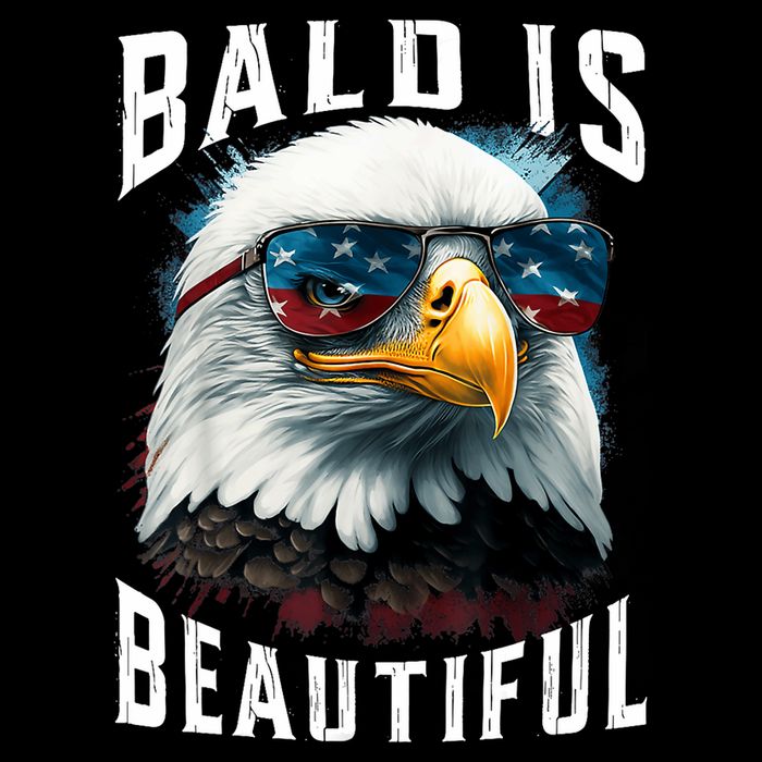 4th Of July Independence Day Bald Eagle Bald Is Beautiful 16 in Basic Backpack