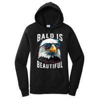 4th Of July Independence Day Bald Eagle Bald Is Beautiful Women's Pullover Hoodie