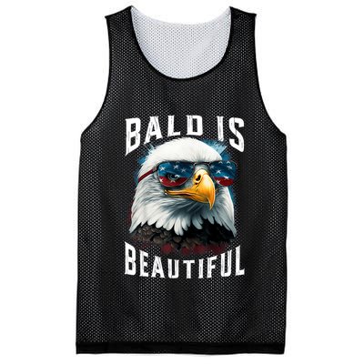 4th Of July Independence Day Bald Eagle Bald Is Beautiful Mesh Reversible Basketball Jersey Tank