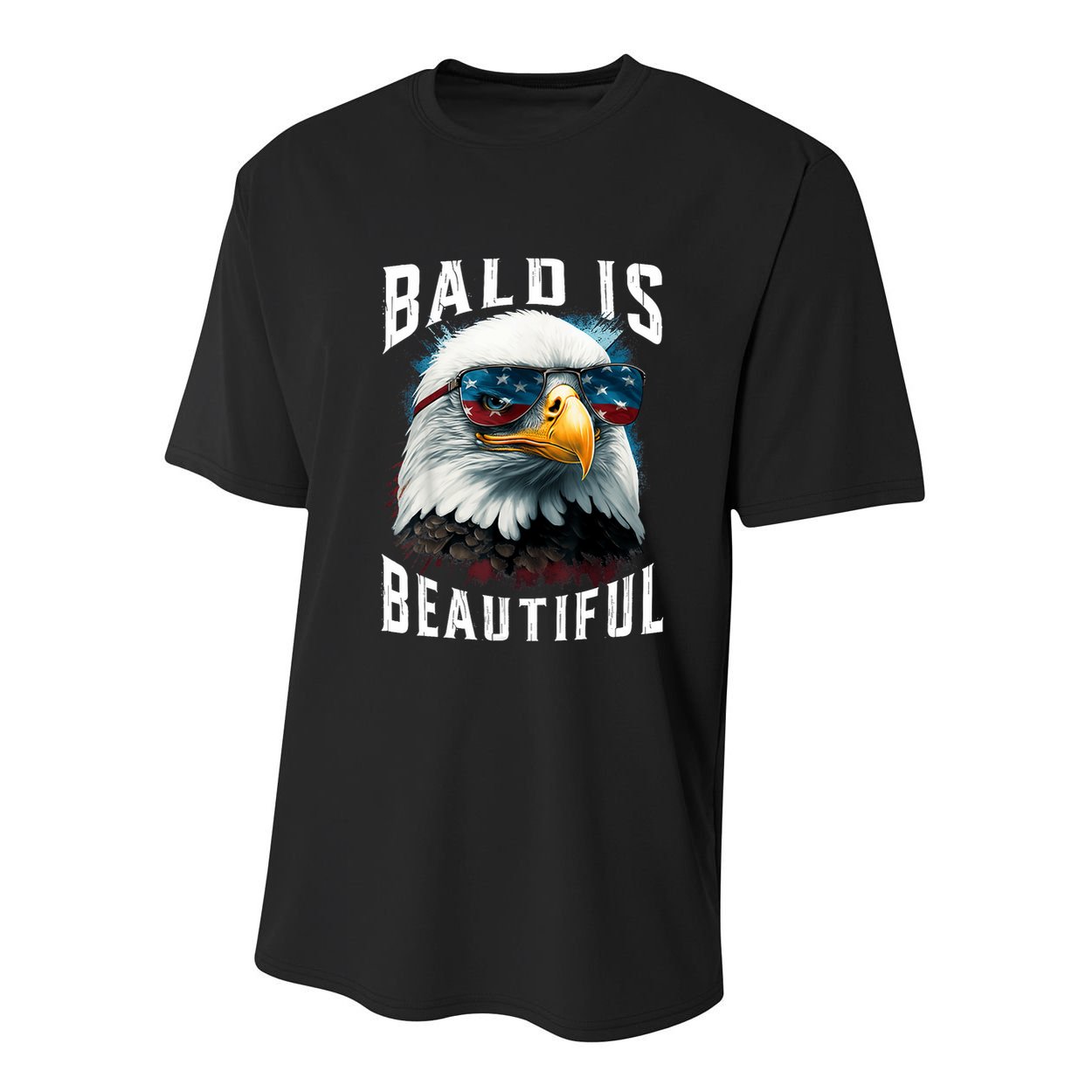 4th Of July Independence Day Bald Eagle Bald Is Beautiful Youth Performance Sprint T-Shirt