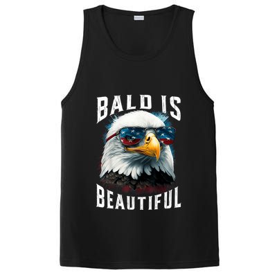4th Of July Independence Day Bald Eagle Bald Is Beautiful PosiCharge Competitor Tank