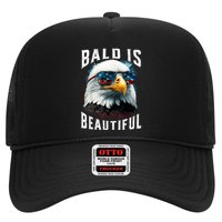 4th Of July Independence Day Bald Eagle Bald Is Beautiful Trucker Hat