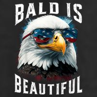 4th Of July Independence Day Bald Eagle Bald Is Beautiful Trucker Hat
