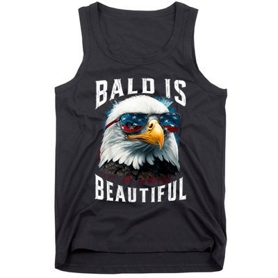 4th Of July Independence Day Bald Eagle Bald Is Beautiful Tank Top