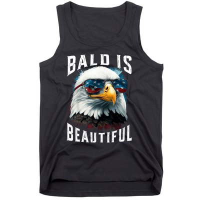 4th Of July Independence Day Bald Eagle Bald Is Beautiful Tank Top