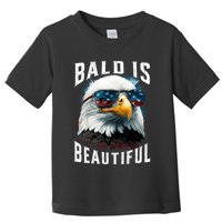 4th Of July Independence Day Bald Eagle Bald Is Beautiful Toddler T-Shirt