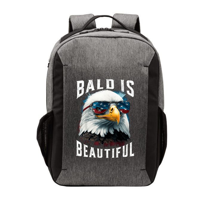 4th Of July Independence Day Bald Eagle Bald Is Beautiful Vector Backpack